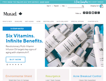Tablet Screenshot of muradcanada.com